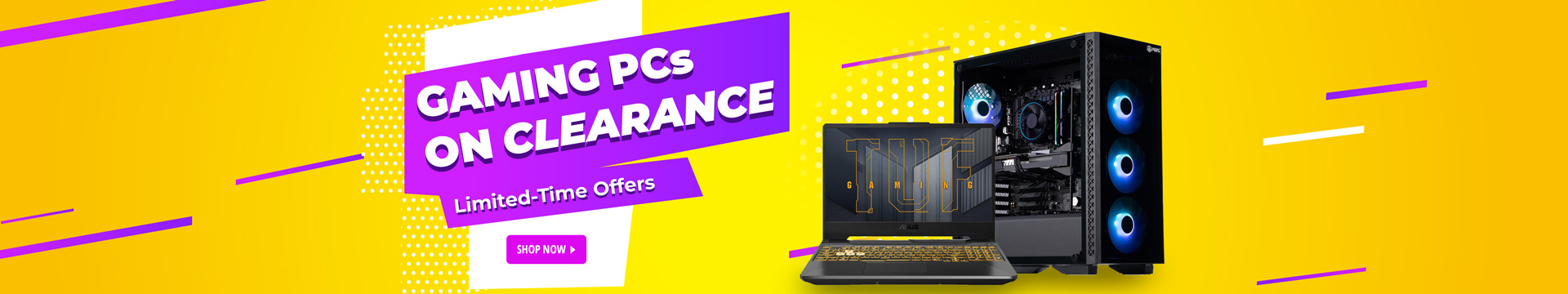 GAMING PCS ON CLEARANCE