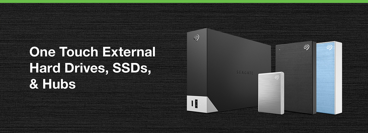 One Touch External Drives and SSDs