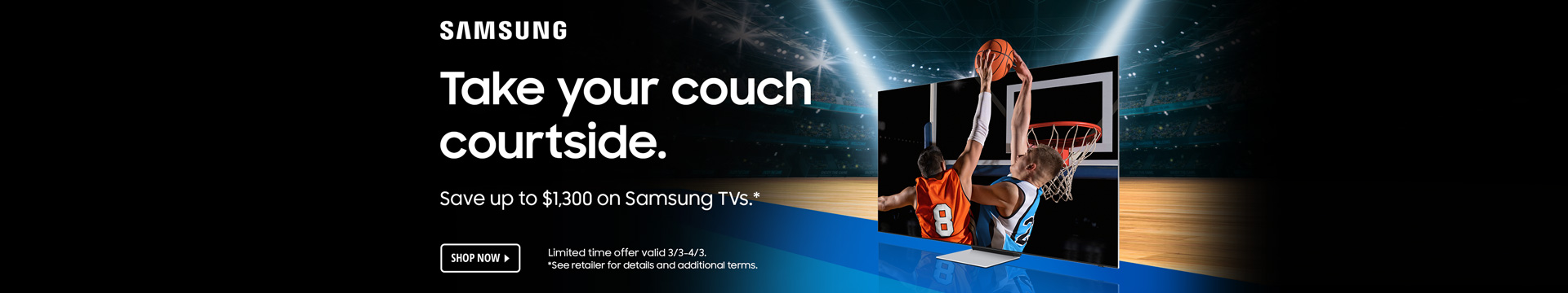 Take Your Couch Courtside