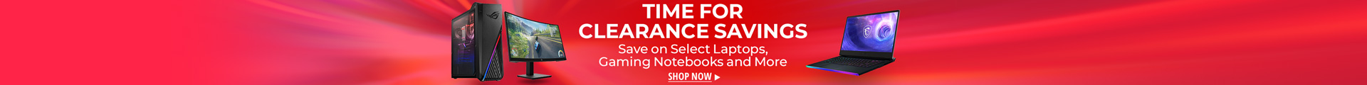 Time For Clearance Savings
