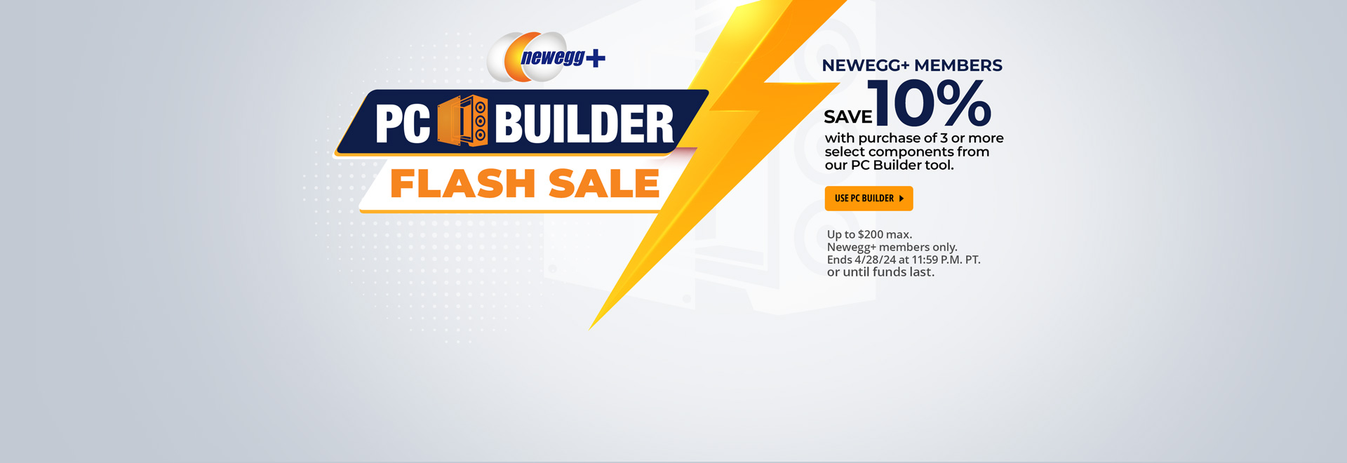 newegg.com - Newegg plus PC Builder Flash Sale – Avail Buy 3 or more Get 10% OFF