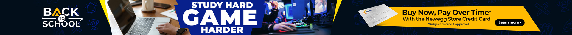Study Hard. Game Harder