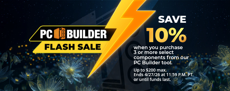 PC Build 10% off Flash Sales