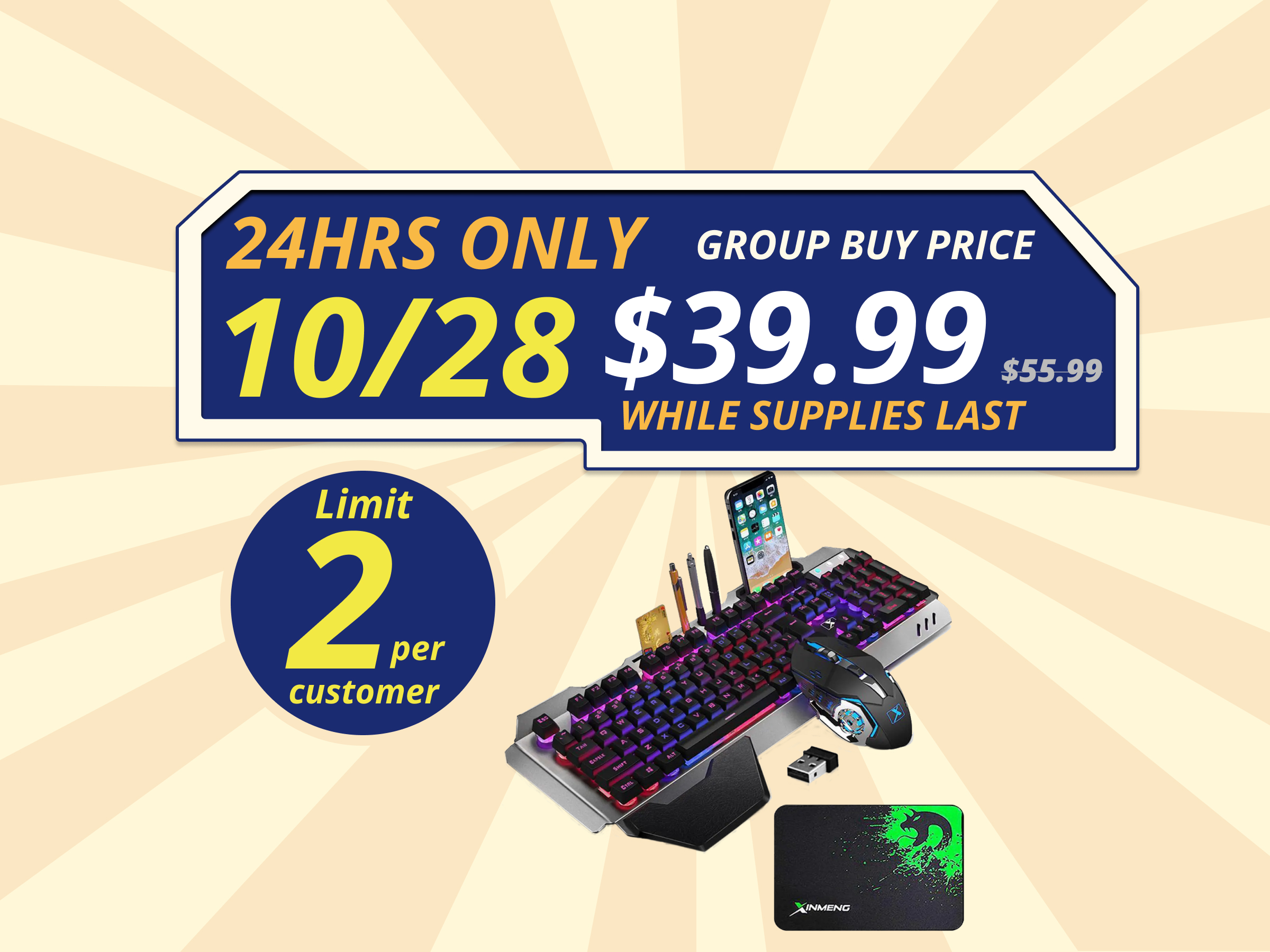 Wireless Gaming Keyboard and Mouse with Rainbow Backlit Rechargeable Metal Panel Mechanical Feel Ergonomic Keyboard and Mouse for Laptop PC Gamer Wireless Gaming Keyboard and Mouse with Rainbow Backlit Rechargeable Metal Panel Mechanical Feel Ergonomic Keyboard and Mouse for Laptop PC Gamer