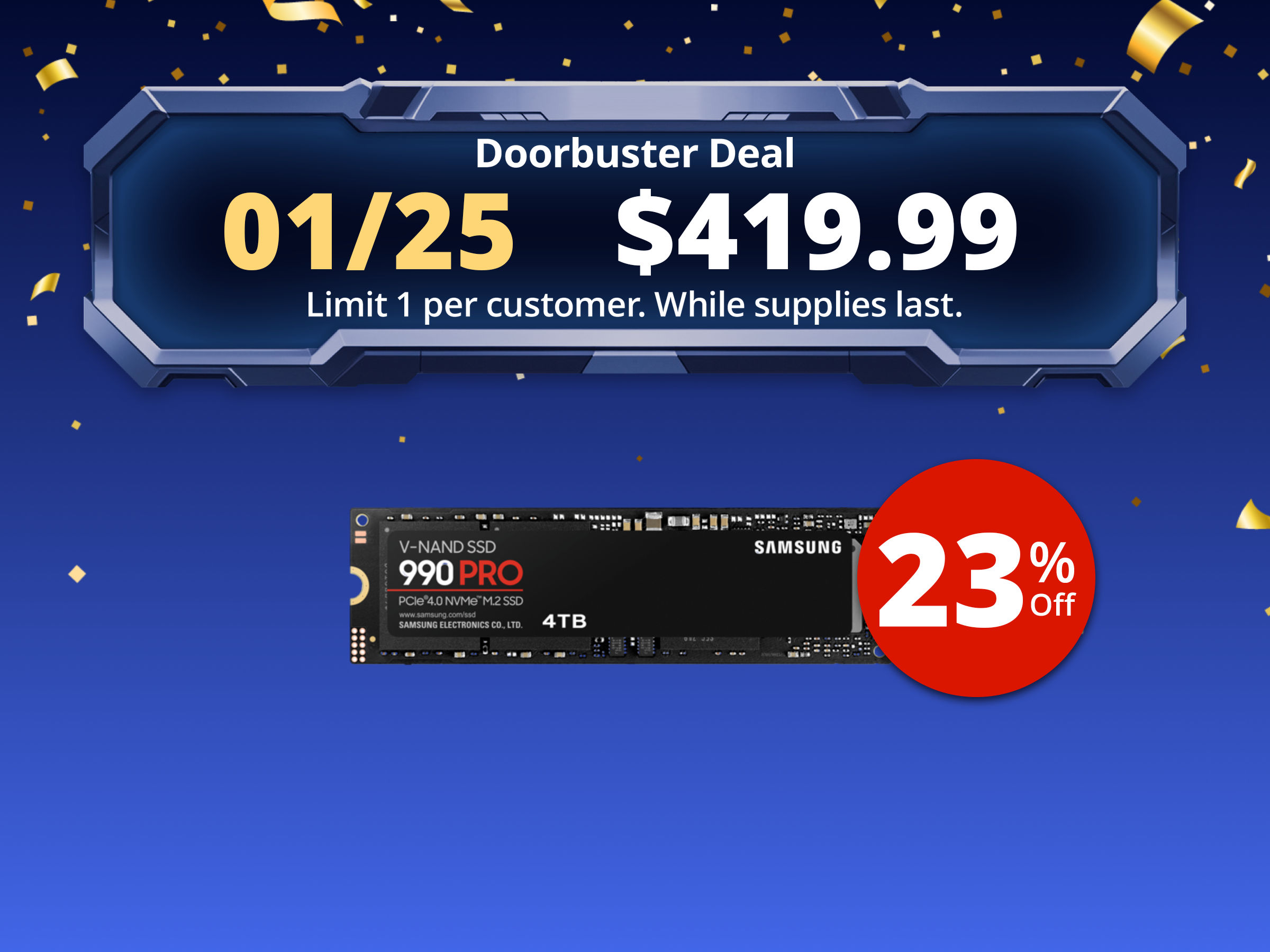 SAMSUNG 990 PRO SSD 4TB SAMSUNG 990 PRO SSD 4TB