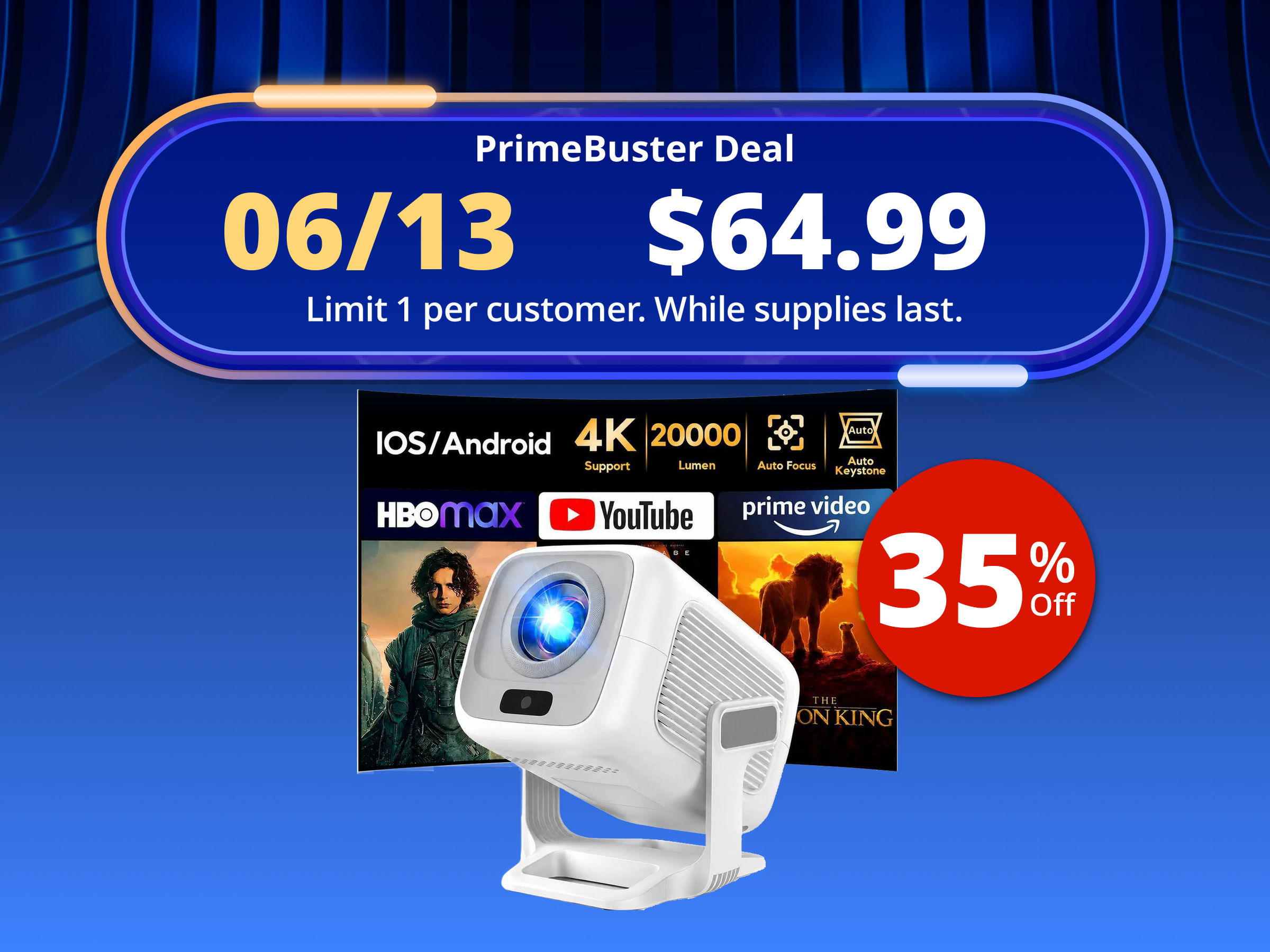 AKIYO O4 Projector, 2026 Upgraded Mini Projector Full HD 1080P WiFi Bluetooth, Auto Focus Video Projector 120 Degree Rotation, Home Cinema Compatible with HDMI/USB/Smartphone AKIYO O4 Projector, 2026 Upgraded Mini Projector Full HD 1080P WiFi Bluetooth, Auto Focus Video Projector 120 Degree Rotation, Home Cinema Compatible with HDMI/USB/Smartphone