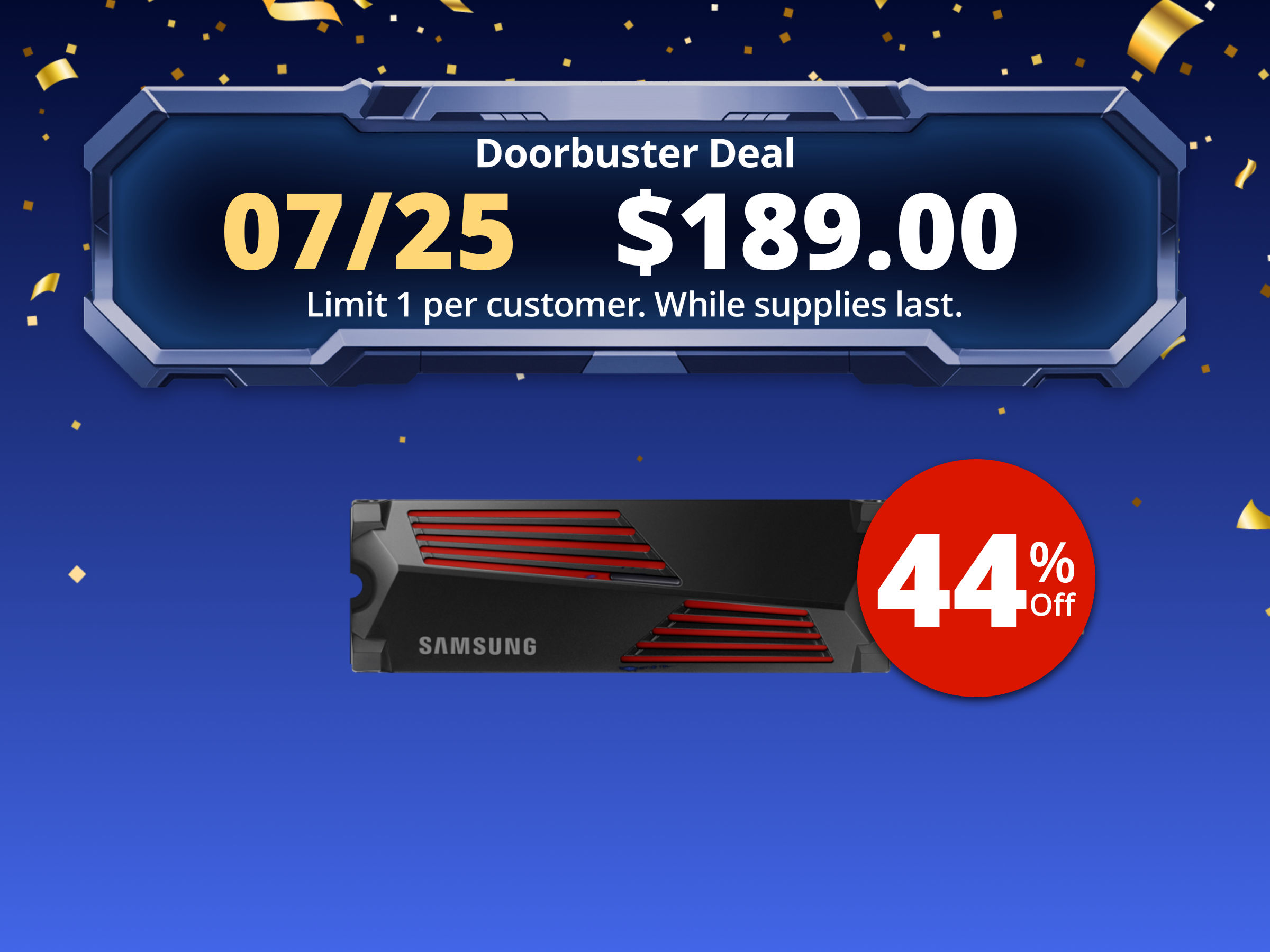 SAMSUNG SSD 990 PRO with Heatsink 1TB, PCIe 4.0, Sew. Read Speeds Up-to 7,450MB/s, Compatible with PlayStation®5 (MZ-V9P1T0CW) SAMSUNG SSD 990 PRO with Heatsink 1TB, PCIe 4.0, Sew. Read Speeds Up-to 7,450MB/s, Compatible with PlayStation®5 (MZ-V9P1T0CW)