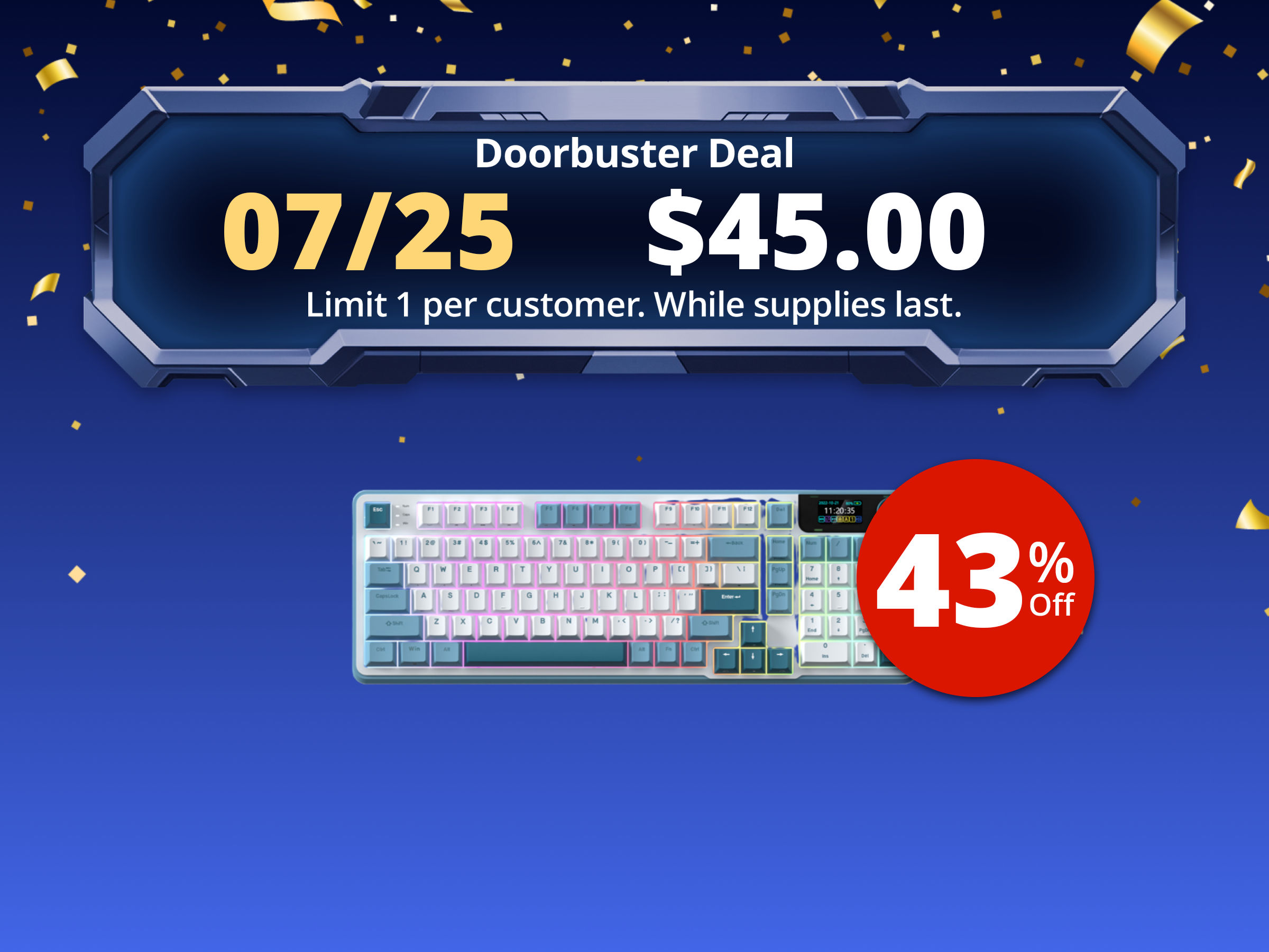 Rosewill Neon S96 Wireless Mechanical Gaming Keyboard, 98-Key Layout w/ Volume Knob, Bluetooth / 2.4GHz / USB-C, Hot-Swappable Brown Switches, RGB Backlit, 3750mAh Battery, Windows & macOS, White Rosewill Neon S96 Wireless Mechanical Gaming Keyboard, 98-Key Layout w/ Volume Knob, Bluetooth / 2.4GHz / USB-C, Hot-Swappable Brown Switches, RGB Backlit, 3750mAh Battery, Windows & macOS, White