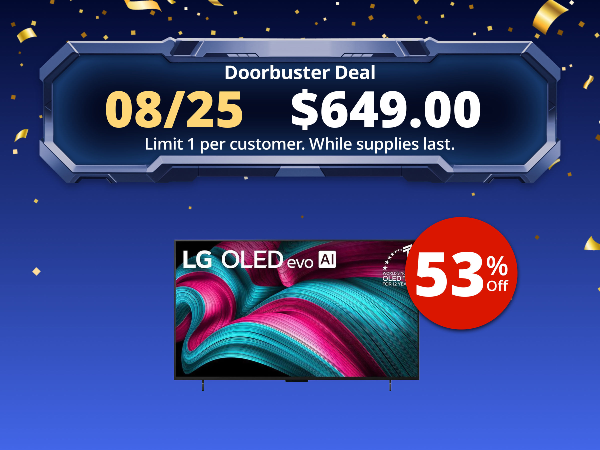 LG 42-Inch Class OLED evo AI Super Upscaling 4K C5 Series Smart TV w/Dolby Atmos & Vision, HDR10, Filmmaker Mode, Wow Orchestra, Alexa Built-in (OLED42C5PUA, 2025) LG 42-Inch Class OLED evo AI Super Upscaling 4K C5 Series Smart TV w/Dolby Atmos & Vision, HDR10, Filmmaker Mode, Wow Orchestra, Alexa Built-in (OLED42C5PUA, 2025)