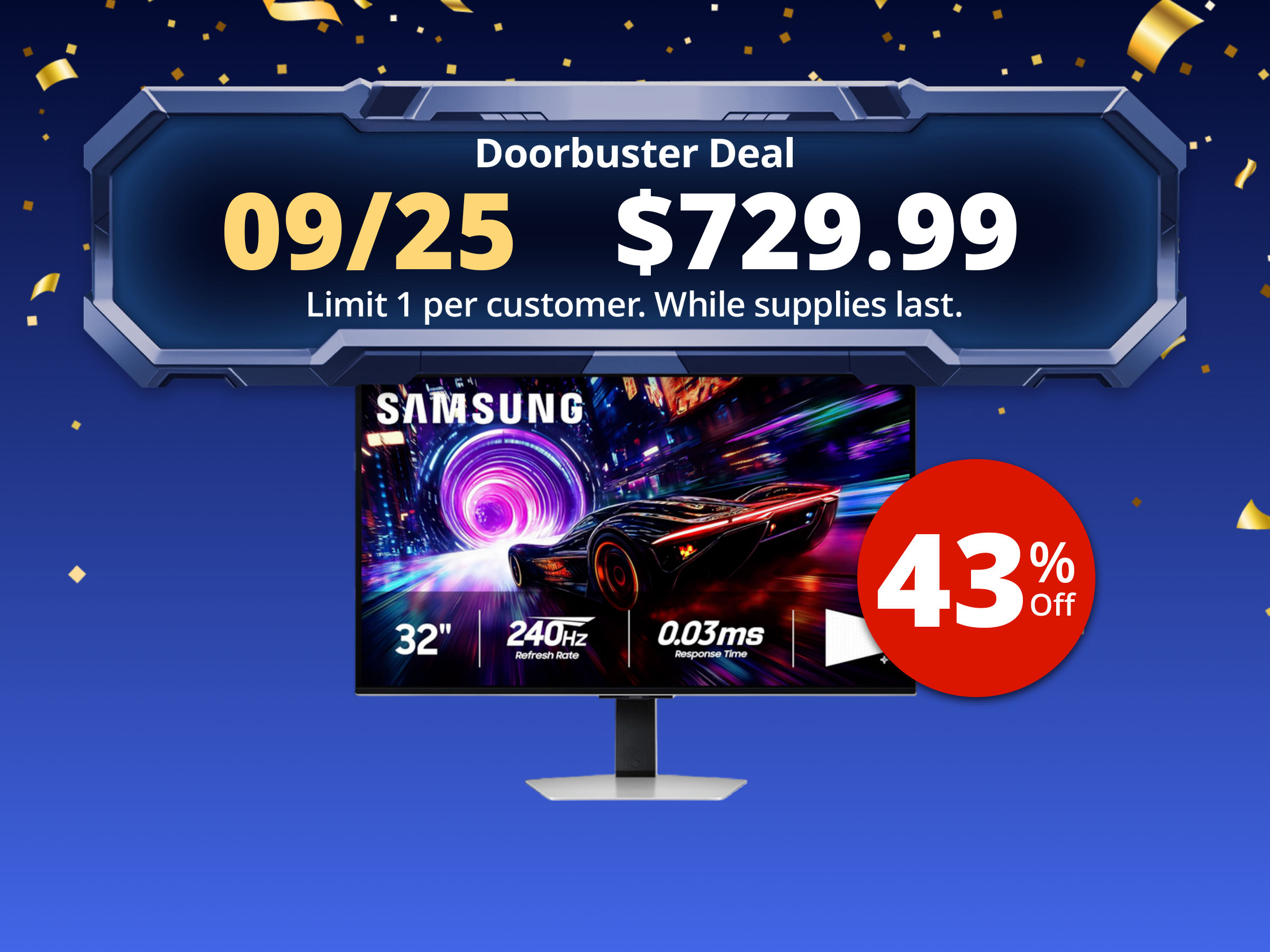 Samsung Odyssey G8 32" UHD 4K 240Hz FreeSync Premium Pro & G-Sync compatible 0.03ms HDR400 Glare Free OLED Gaming Computer Monitor with Height Adjustable, Swivel, Pivot & Tilt Stand LS32FG810SNXZA Samsung Odyssey G8 32" UHD 4K 240Hz FreeSync Premium Pro & G-Sync compatible 0.03ms HDR400 Glare Free OLED Gaming Computer Monitor with Height Adjustable, Swivel, Pivot & Tilt Stand LS32FG810SNXZA