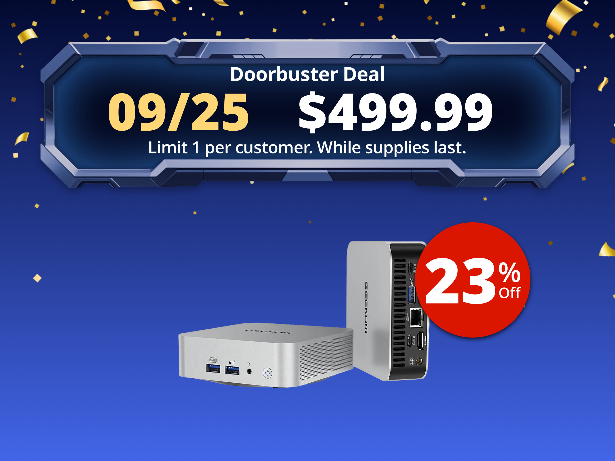 GEEKOM A6 Mini PC, Ryzen 7 6800H, 16GB DDR5 Upgradable RAM 1TB PCIe 4.0 SSD | Business & Home Office PC, USB4, Quad 4K Display, 8K UHD, Wi-Fi 6E, SD Slot, Aluminum Design, Windows 11 Pro GEEKOM A6 Mini PC, Ryzen 7 6800H, 16GB DDR5 Upgradable RAM 1TB PCIe 4.0 SSD | Business & Home Office PC, USB4, Quad 4K Display, 8K UHD, Wi-Fi 6E, SD Slot, Aluminum Design, Windows 11 Pro