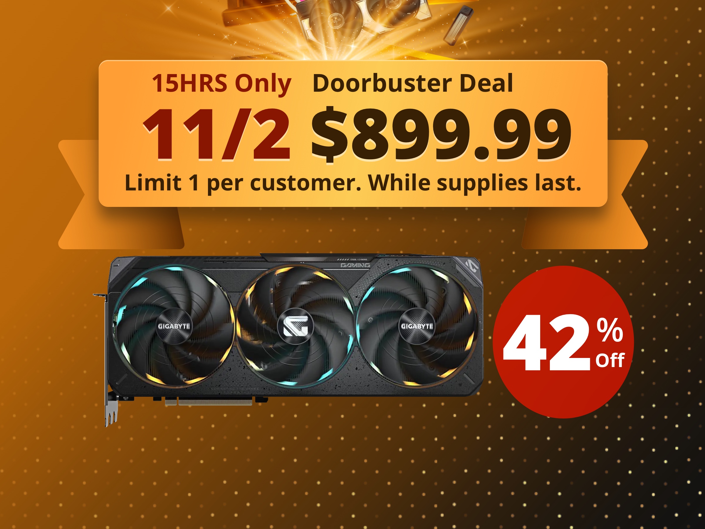 GIGABYTE Gaming GeForce RTX 5080 16GB GDDR7 PCI Express 5.0 Graphics Card GV-N5080GAMING OC-16GD GIGABYTE Gaming GeForce RTX 5080 16GB GDDR7 PCI Express 5.0 Graphics Card GV-N5080GAMING OC-16GD