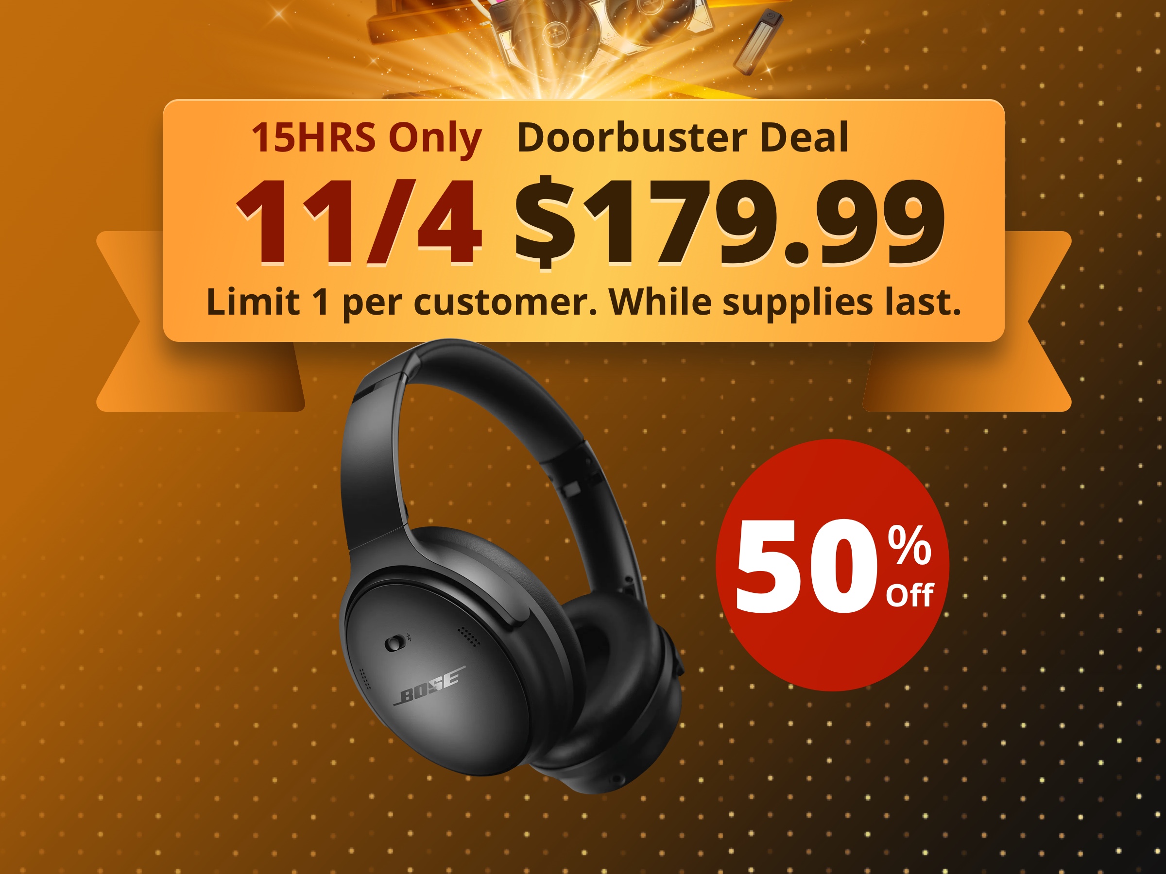 Bose QuietComfort Wireless Noise Cancelling Over-the-ear Headphones - Black Bose QuietComfort Wireless Noise Cancelling Over-the-ear Headphones - Black