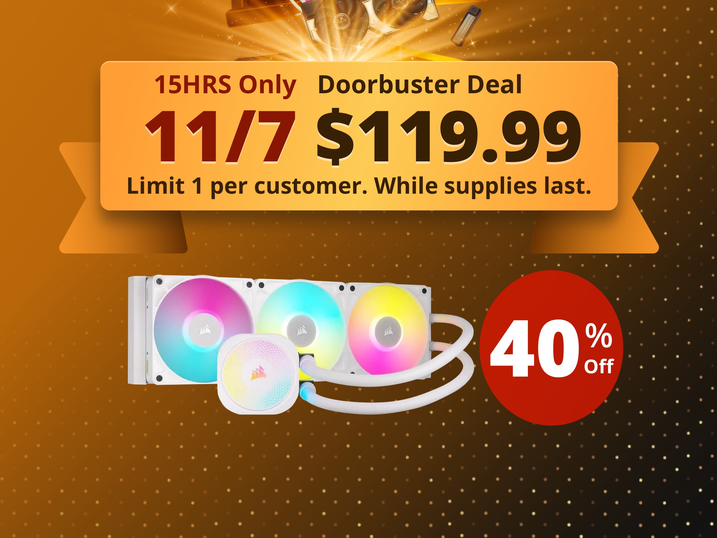 CORSAIR iCUE LINK TITAN 360 RX RGB Liquid CPU Cooler - White - RX120 RGB Fans - Fits Intel LGA 1851/1700, AMD AM5/AM4 - iCUE LINK System Hub Included CORSAIR iCUE LINK TITAN 360 RX RGB Liquid CPU Cooler - White - RX120 RGB Fans - Fits Intel LGA 1851/1700, AMD AM5/AM4 - iCUE LINK System Hub Included