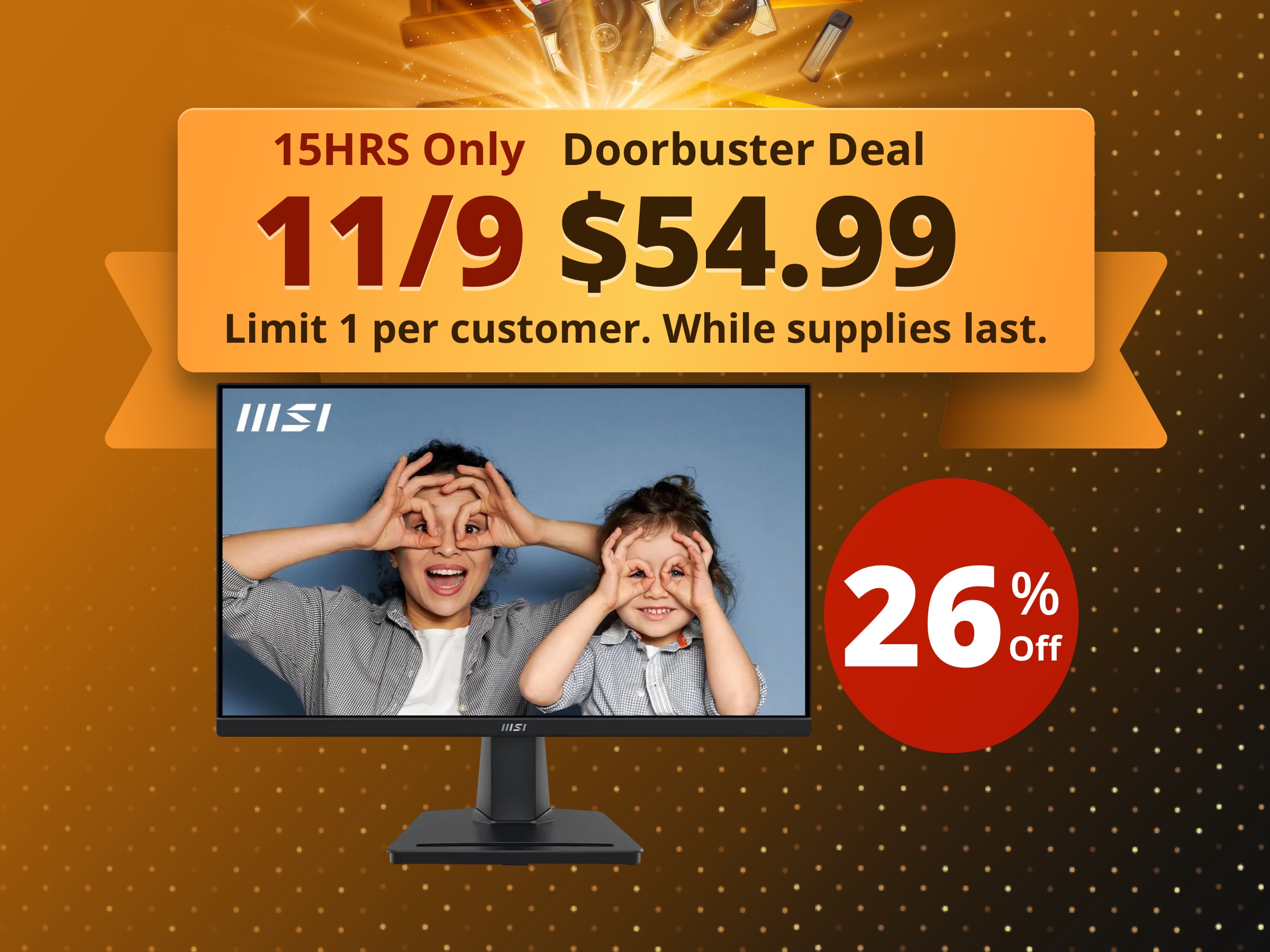 MSI PRO MP225, 22-inch IPS 1920 x 1080 (FHD) Computer Monitor, 100Hz, Adaptive-Sync, HDMI, Video Port, VESA Mountable, Tilt, 1ms, Black MSI PRO MP225, 22-inch IPS 1920 x 1080 (FHD) Computer Monitor, 100Hz, Adaptive-Sync, HDMI, Video Port, VESA Mountable, Tilt, 1ms, Black