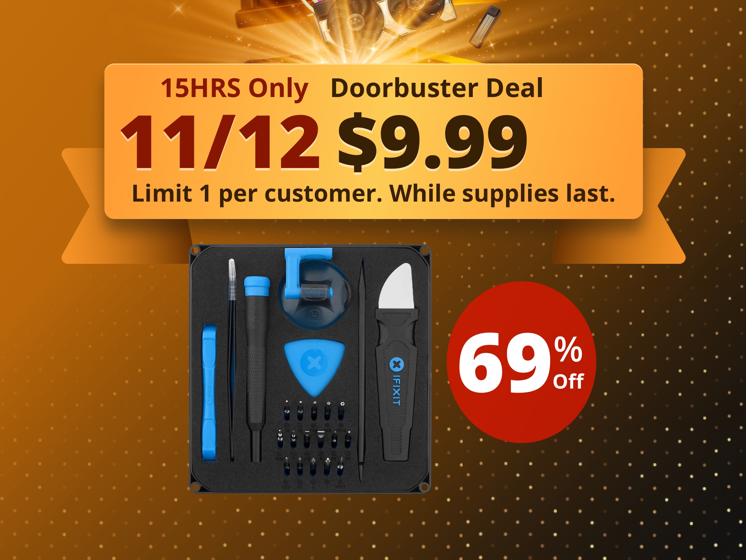 IFIXIT Essential Electronics Toolkit | IF145-348-5