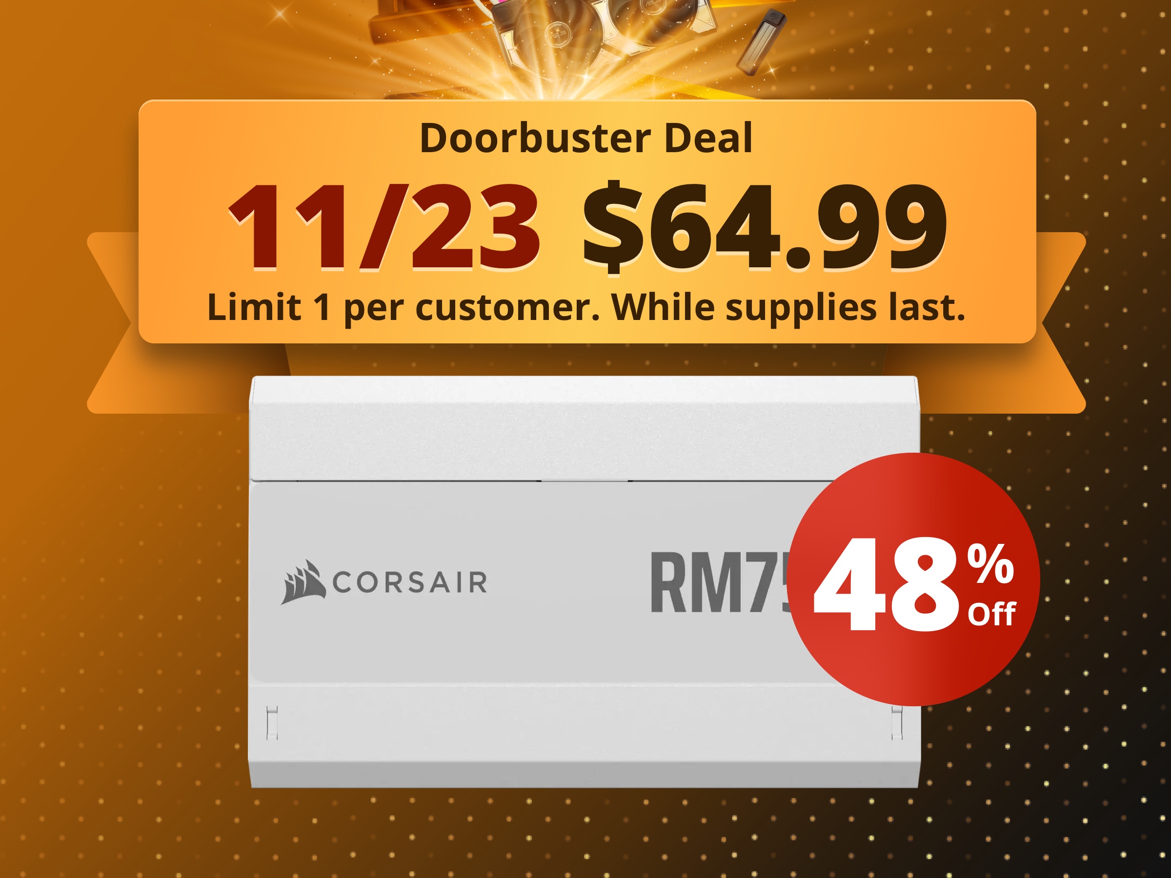 CORSAIR RM750e Fully Modular Low-Noise ATX Power Supply - ATX 3.1 & PCIe 5.1 Compliant - 105°C-Rated Capacitors - Cybenetics Gold Efficiency CORSAIR RM750e Fully Modular Low-Noise ATX Power Supply - ATX 3.1 & PCIe 5.1 Compliant - 105°C-Rated Capacitors - Cybenetics Gold Efficiency