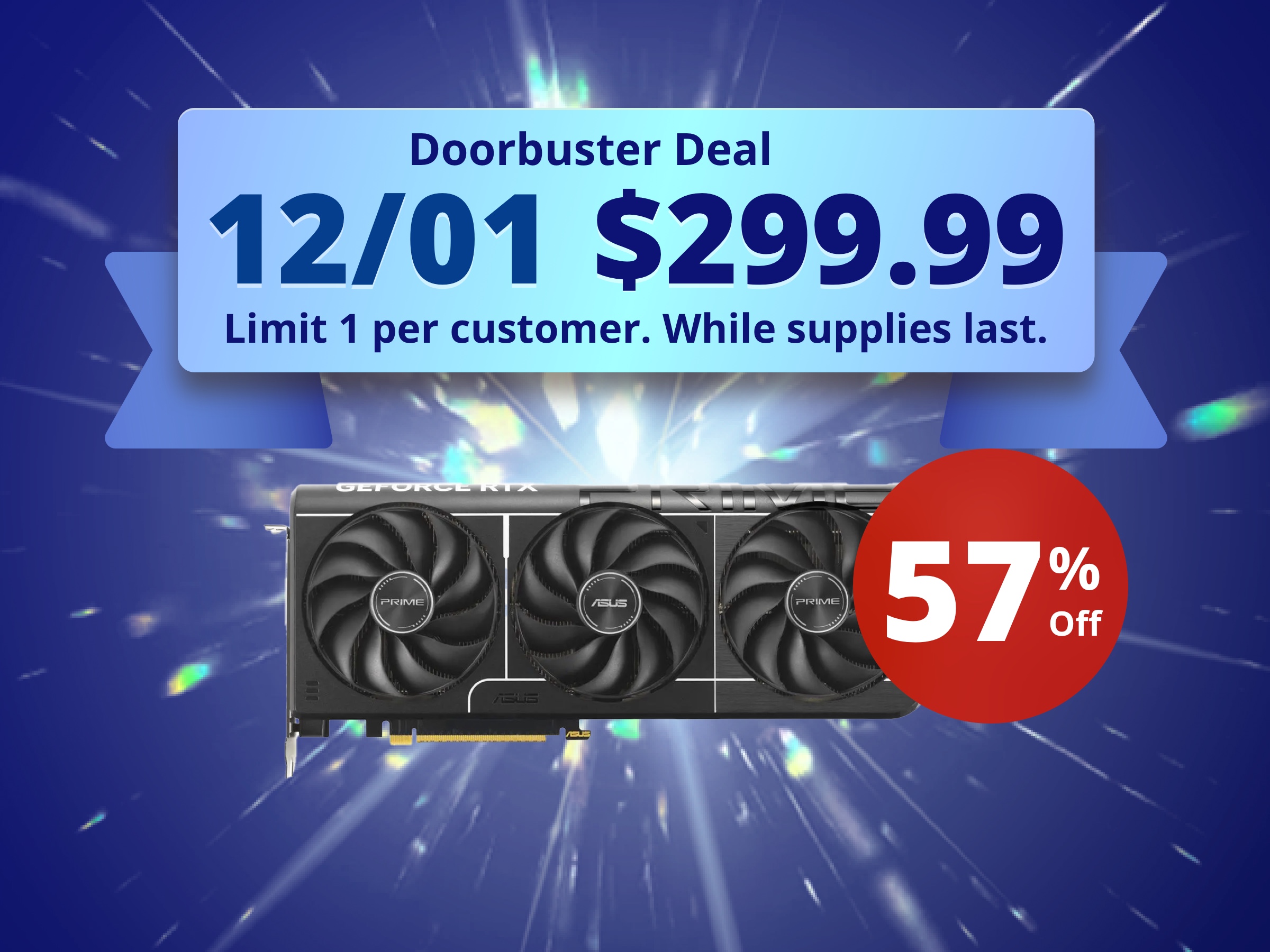 ASUS PRIME GeForce RTX 5070 OC 12GB 192-Bit GDDR7 PCI Express 5.0 DLSS 4.0 Graphics Card PRIME-RTX5070-O12G