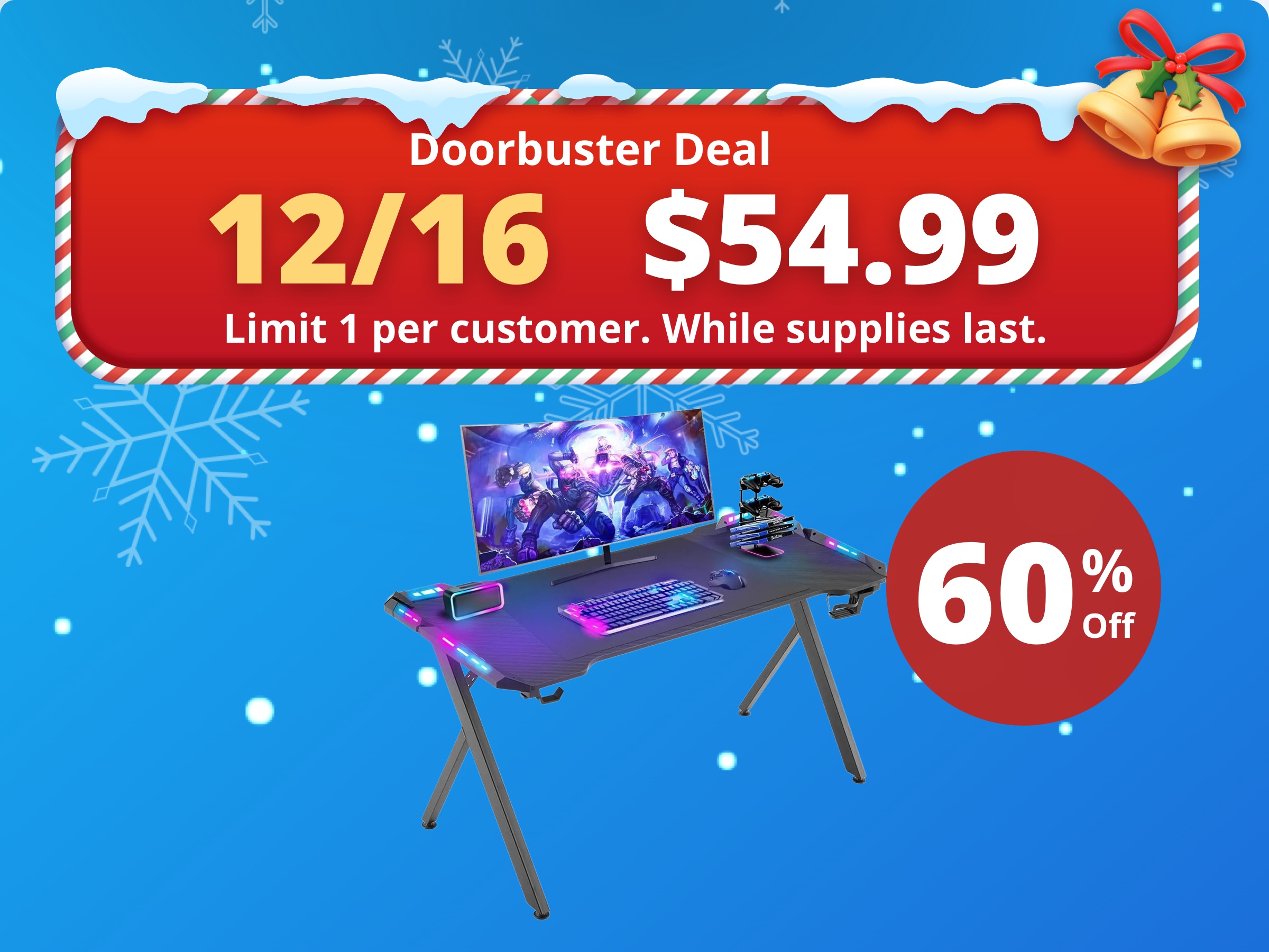 Dowinx 47 inch Gaming Desk with RGB LED Lights, Racing Style PC Computer Desk Home Office Computer Table Gamer Workstation with Carbon Fiber Surface, Cup Holder and Headset Hook, Black Dowinx 47 inch Gaming Desk with RGB LED Lights, Racing Style PC Computer Desk Home Office Computer Table Gamer Workstation with Carbon Fiber Surface, Cup Holder and Headset Hook, Black