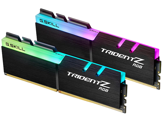 G.SKILL TridentZ RGB Series 32GB (2 x 16GB) 288-Pin DDR4 SDRAM DDR4 3200 (PC4 25600) AMD 3000 Compatible Intel XMP 2.0 Desktop Memory F4-3200C16D-32GTZR