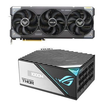 ASUS TUF Gaming GeForce RTX 5080 Video Card + ASUS ROG Thor 1000W ATX12V Power Supply