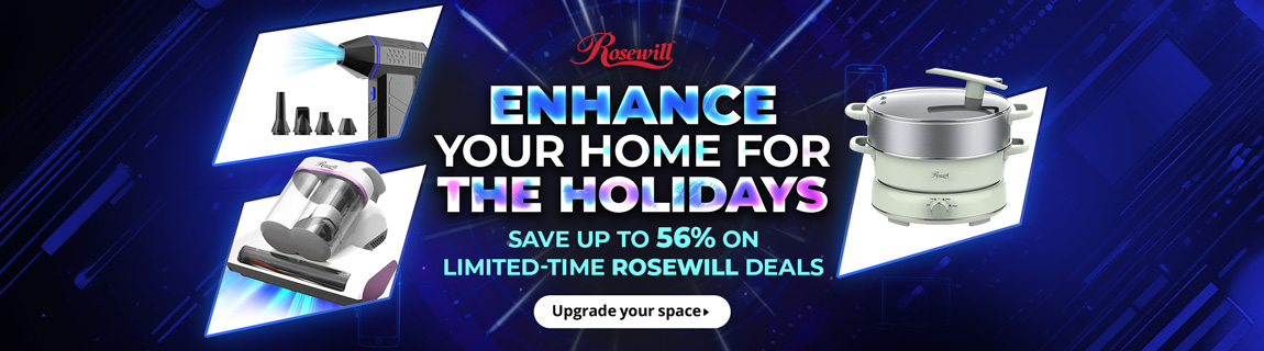 Rosewill Enhance your home for the holidays