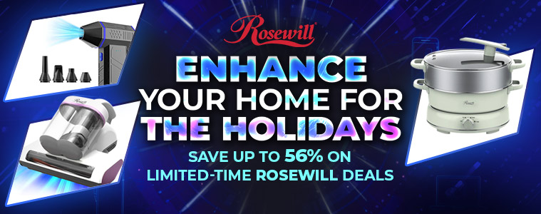 Rosewill Enhance your home for the holidays