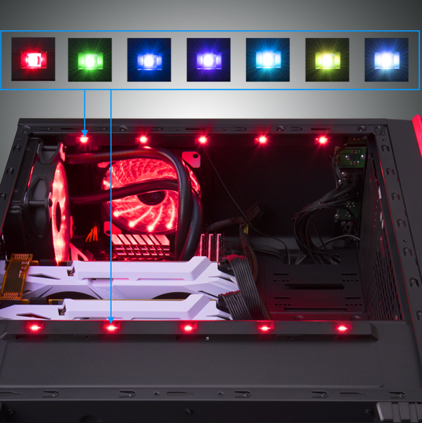 Rosewill OrbitZ1 RGB Case Super Customizable, Ultra Affordable