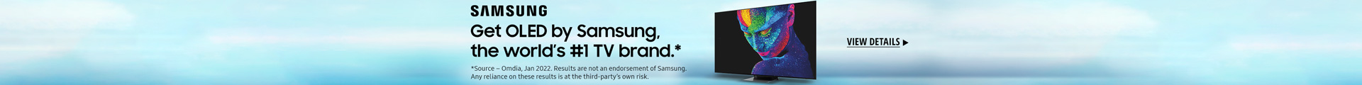 Get OLED by Samsung, the world’s #1 TV brand