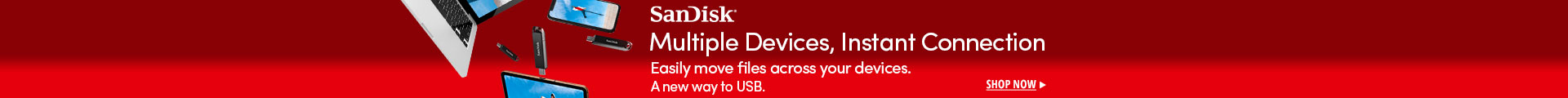 SanDisk multiple devices, instant connection