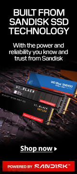 BUILT FROM SANDISK SSD TECHNOLOGY