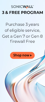 3 & Free Program Sonicwall Banner