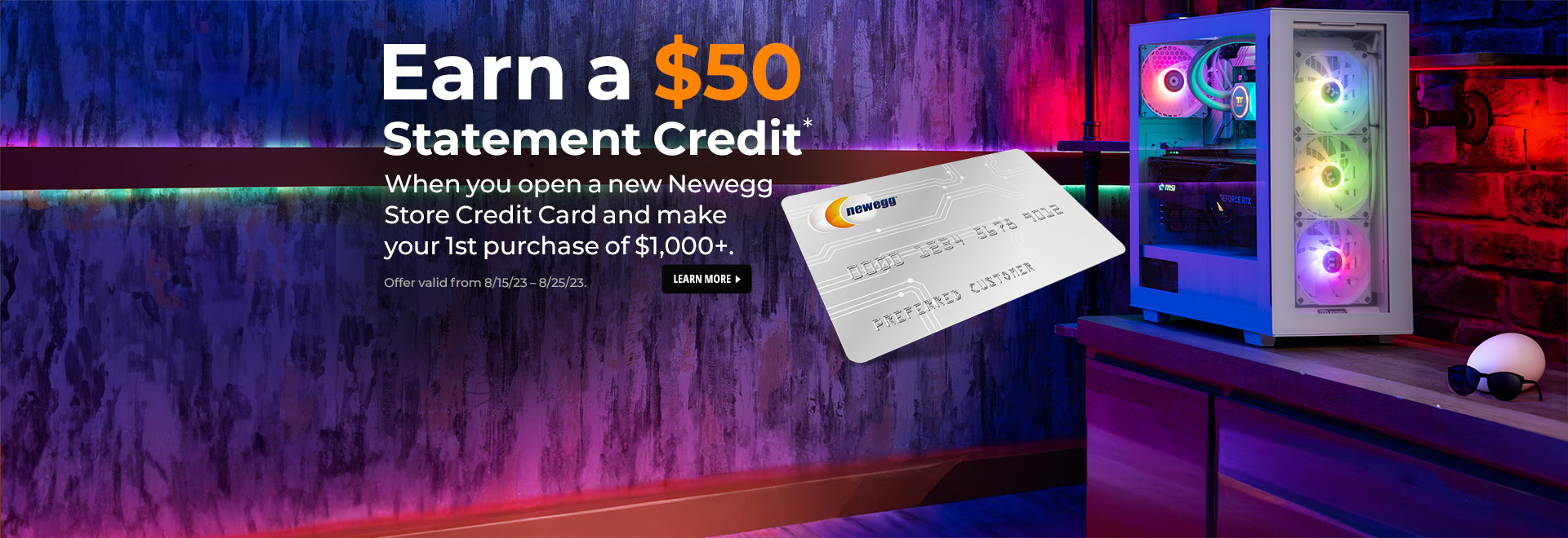 Earn a $50 Statement Credit