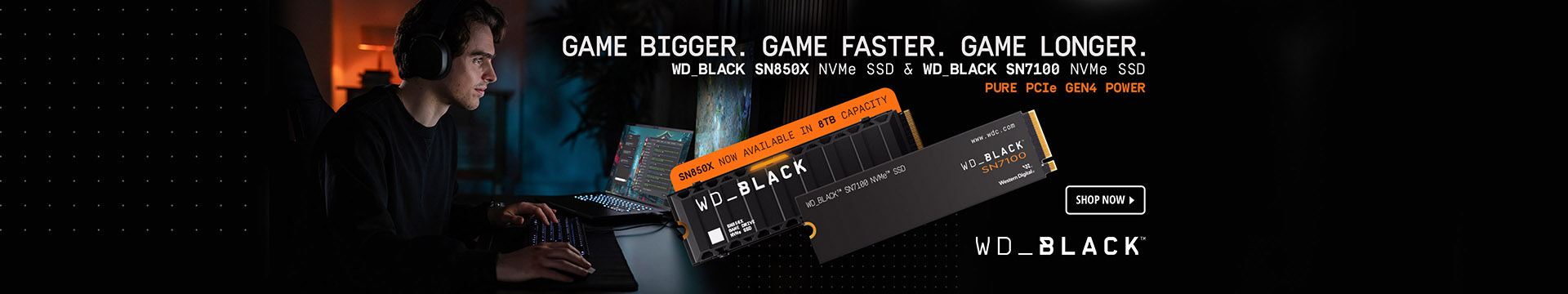 Game bigger, game faster, game longer